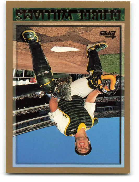 1998 Topps #186 George Williams NM-MT Oakland Athletics Baseball Card - Baseball Card Single