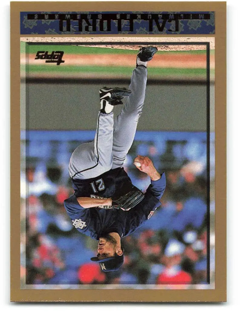 1998 Topps #187 Cal Eldred NM-MT Milwaukee Brewers Baseball Card - Baseball Card Single