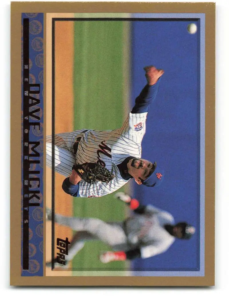 1998 Topps #191 Dave Mlicki NM-MT New York Mets Baseball Card - Baseball Card Single