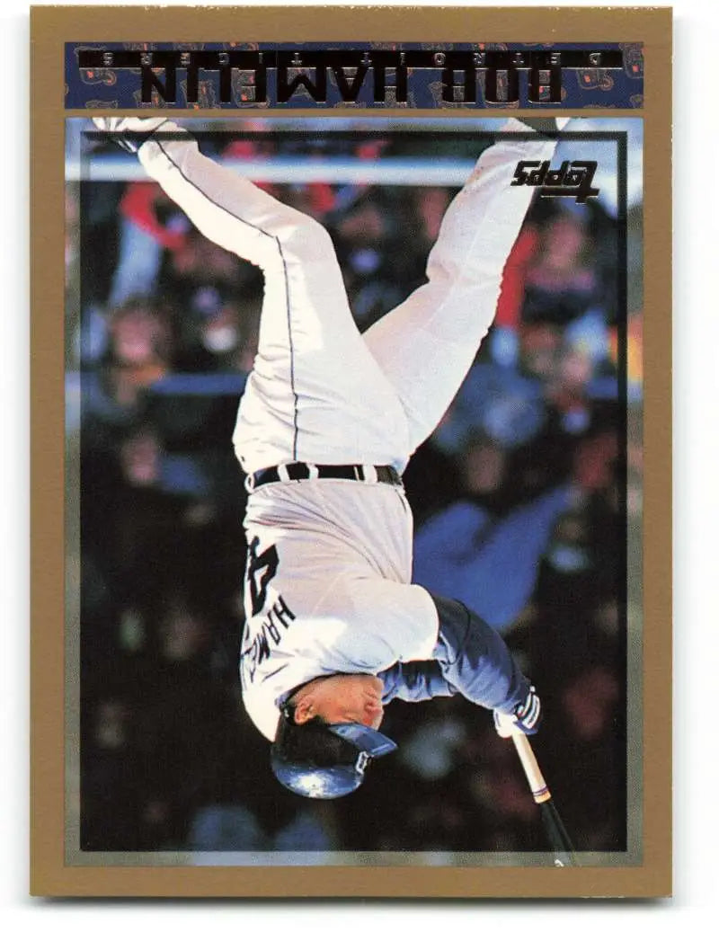 1998 Topps #195 Bob Hamelin NM-MT Detroit Tigers Baseball Card - Baseball Card Single