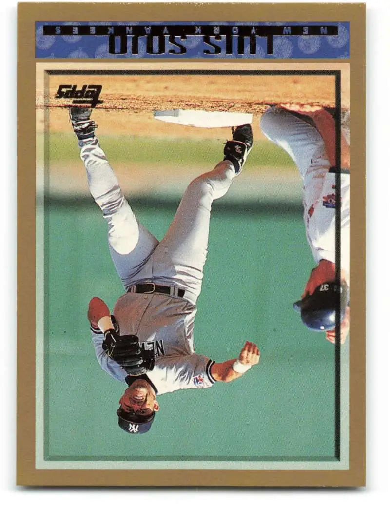 1998 Topps #196 Luis Sojo NM-MT New York Yankees Baseball Card - Baseball Card Single