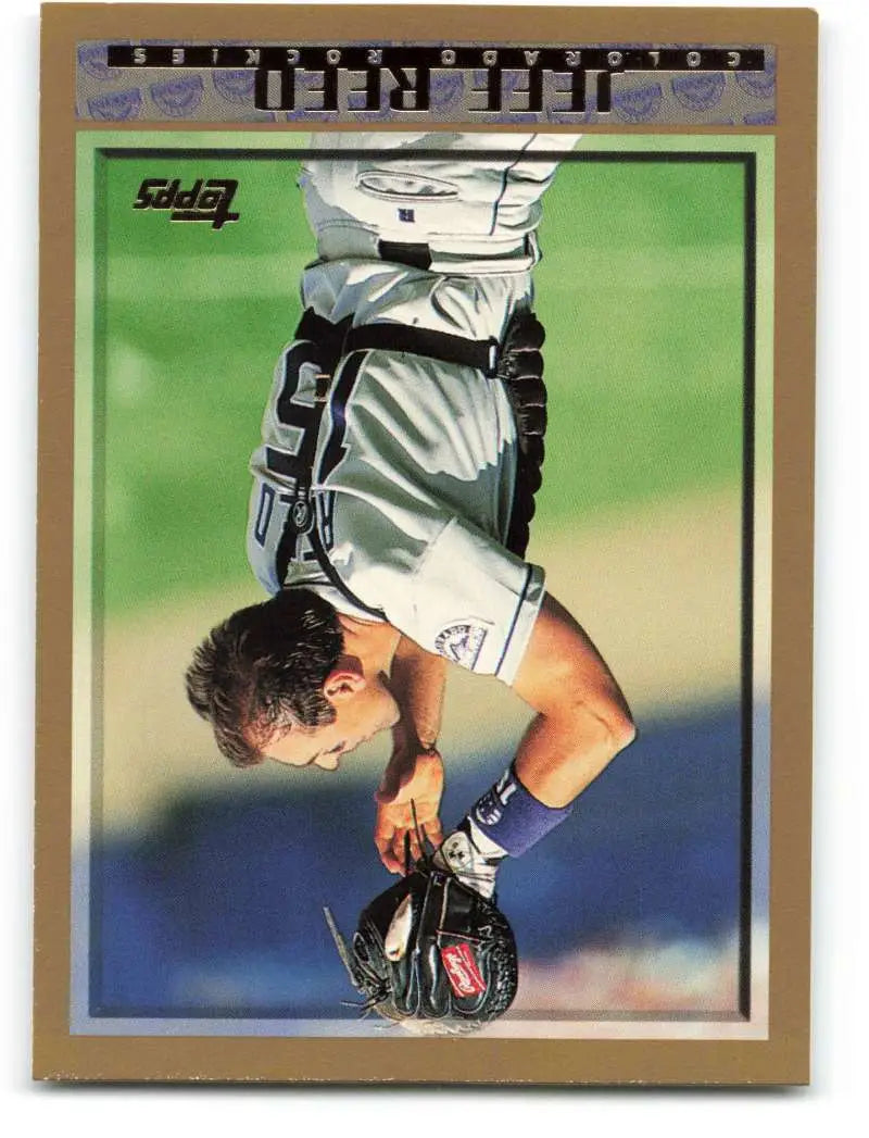 1998 Topps #199 Jeff Reed NM-MT Colorado Rockies Baseball Card - Baseball Card Single
