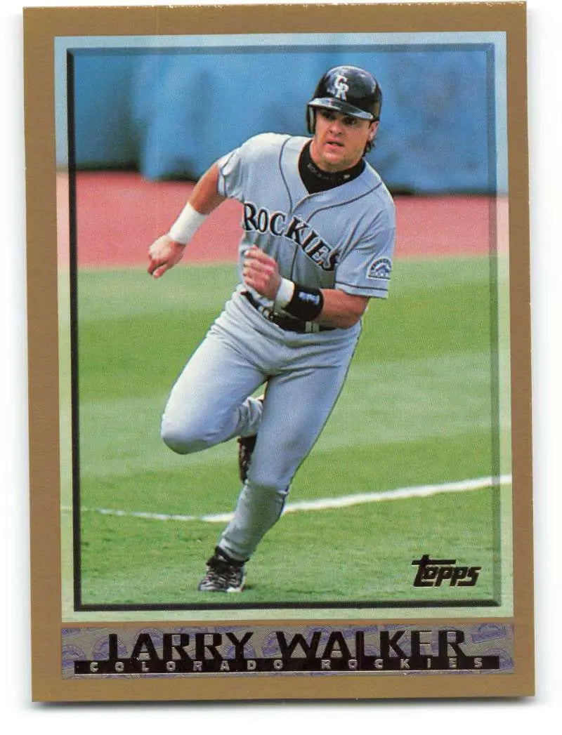 1998 Topps #2 Larry Walker NM-MT Colorado Rockies Baseball Card - Baseball Card Single