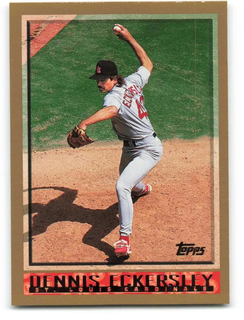1998 Topps #200 Dennis Eckersley NM-MT St. Louis Cardinals Baseball Card - Baseball Card Single
