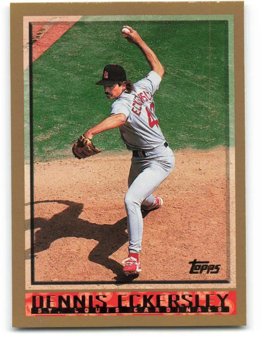 1998 Topps #200 Dennis Eckersley NM-MT St. Louis Cardinals Baseball Card - Baseball Card Single