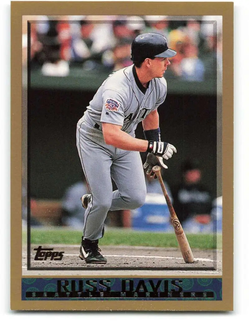 1998 Topps #202 Russ Davis NM-MT Seattle Mariners Baseball Card - Baseball Card Single
