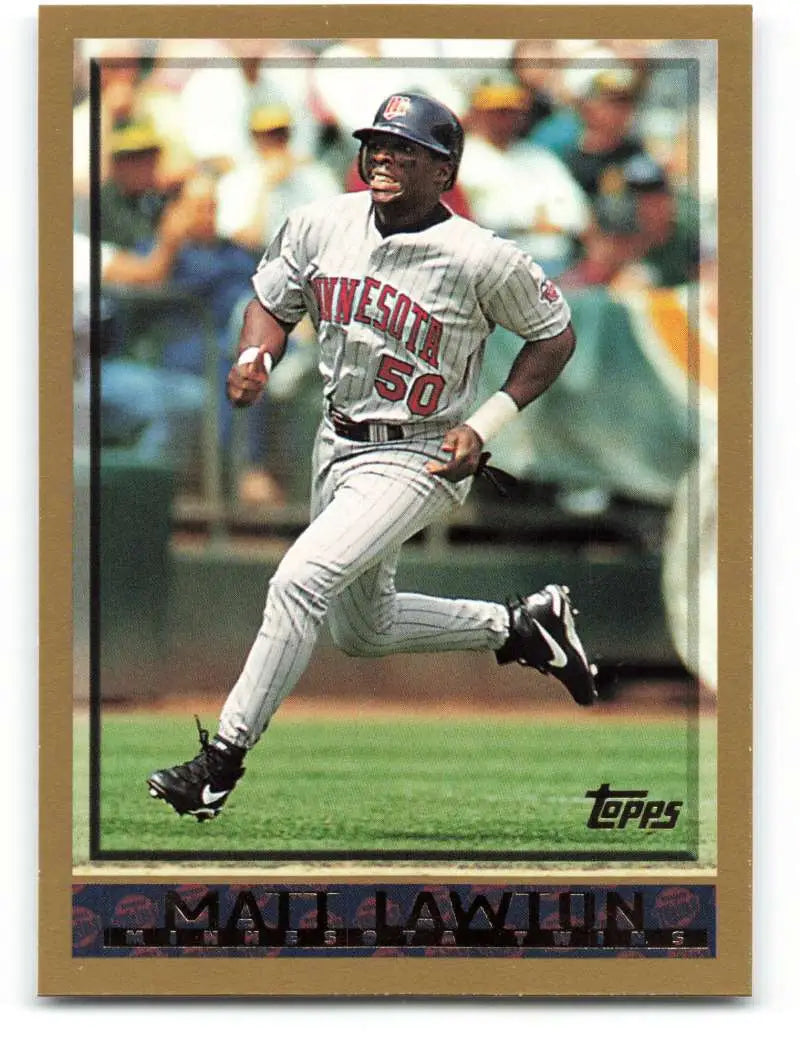 1998 Topps #208 Matt Lawton NM-MT Minnesota Twins Baseball Card - Baseball Card Single