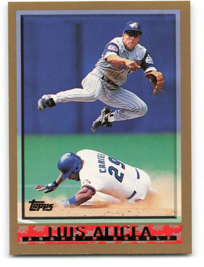 1998 Topps #209 Luis Alicea NM-MT Anaheim Angels Baseball Card - Baseball Card Single