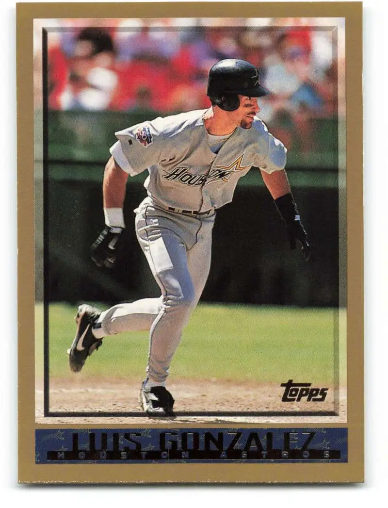 1998 Topps #210 Luis Gonzalez NM-MT Houston Astros Baseball Card - Baseball Card Single