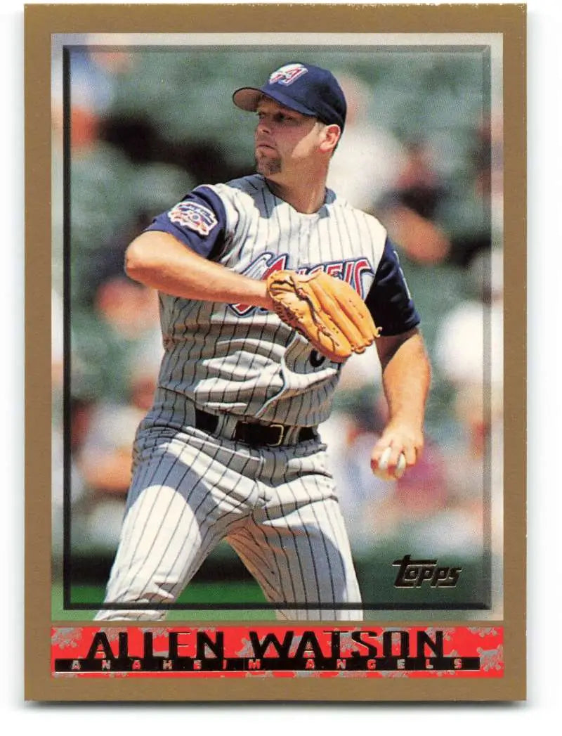 1998 Topps #211 Allen Watson NM-MT Anaheim Angels Baseball Card - Baseball Card Single