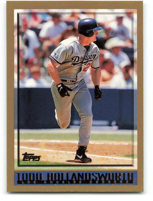 1998 Topps #214 Todd Hollandsworth NM-MT Los Angeles Dodgers Baseball Card - Baseball Card Single