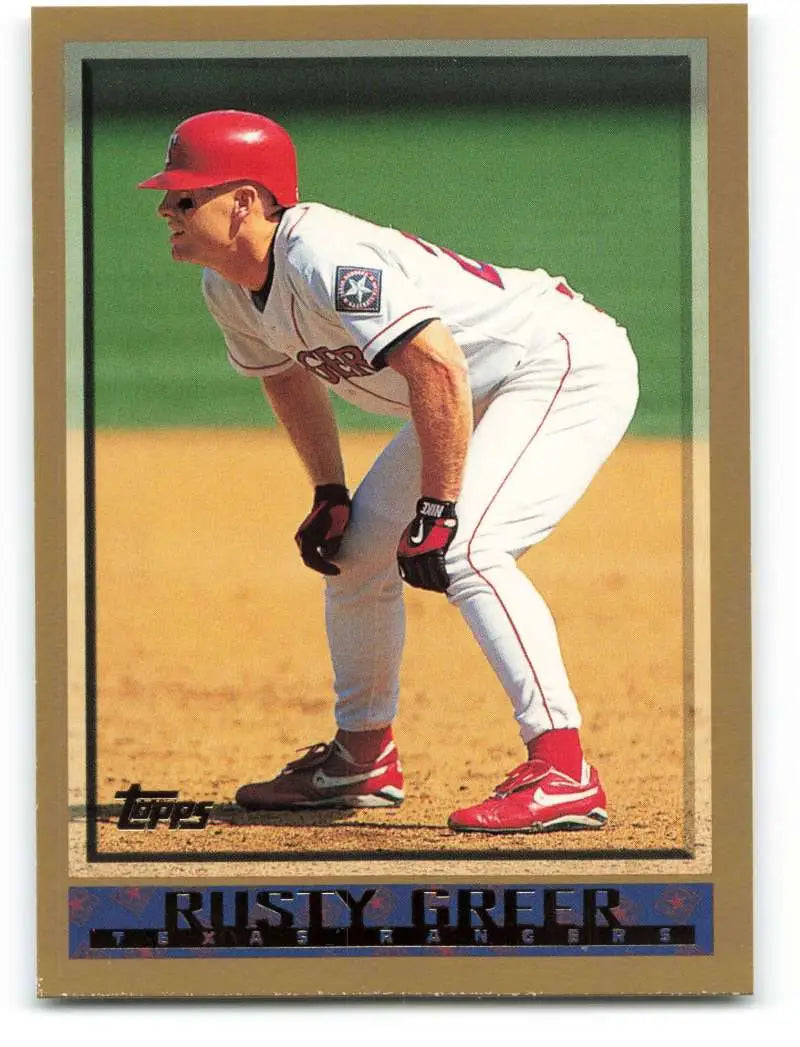 1998 Topps #220 Rusty Greer NM-MT Texas Rangers Baseball Card - Baseball Card Single