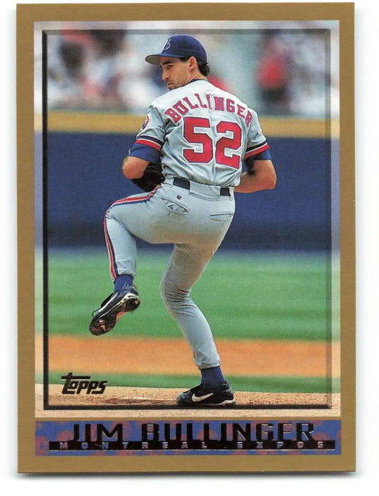 1998 Topps #221 Jim Bullinger NM-MT Montreal Expos Baseball Card - Baseball Card Single