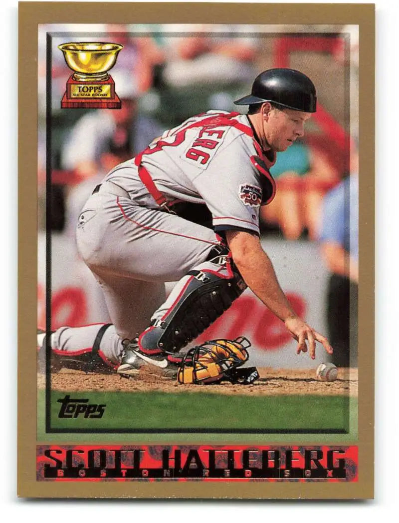1998 Topps #228 Scott Hatteberg NM-MT Boston Red Sox Baseball Card - Baseball Card Single