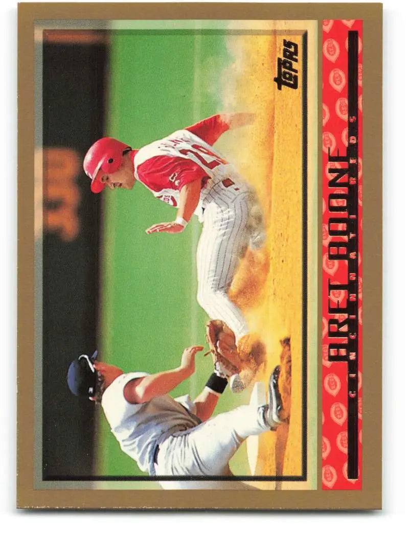1998 Topps #232 Bret Boone NM-MT Cincinnati Reds Baseball Card - Baseball Card Single