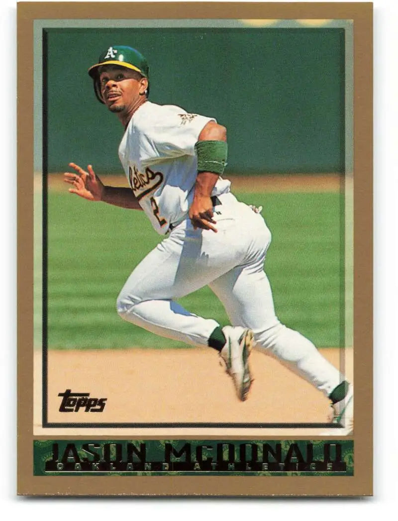 1998 Topps #236 Jason McDonald NM-MT Oakland Athletics Baseball Card - Baseball Card Single