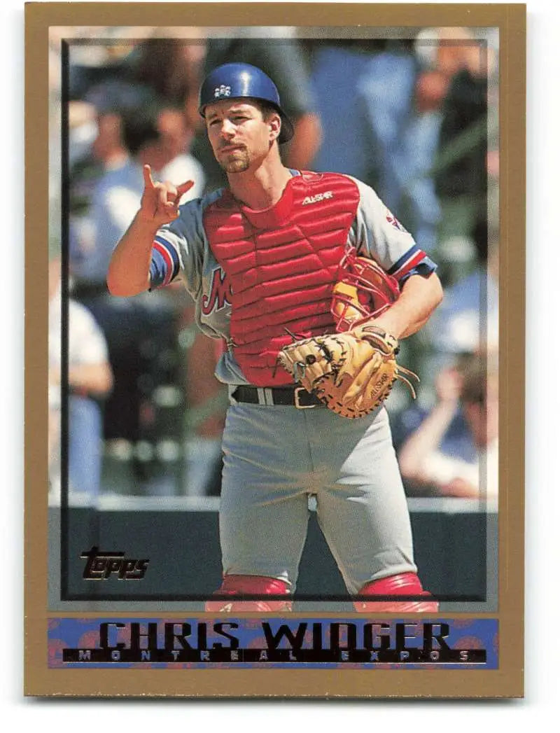 1998 Topps #237 Chris Widger NM-MT Montreal Expos Baseball Card - Baseball Card Single