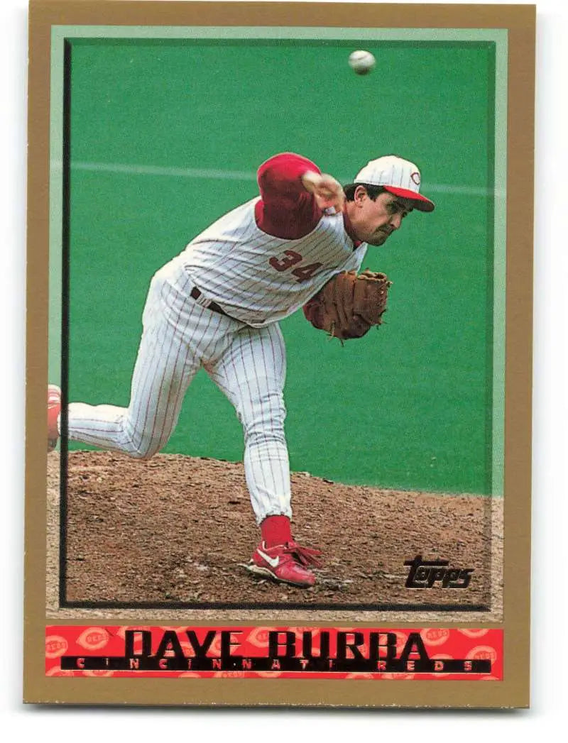 1998 Topps #239 Dave Burba NM-MT Cincinnati Reds Baseball Card - Baseball Card Single