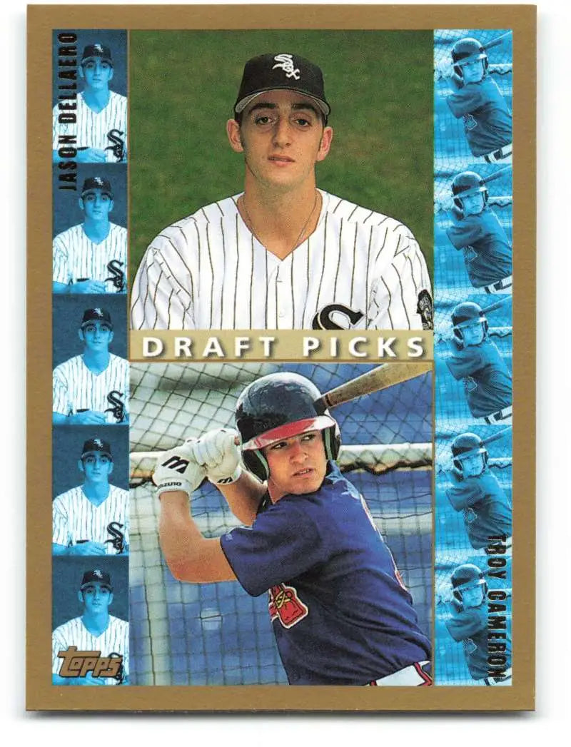 1998 Topps #249 Jason Dellaero/Troy Cameron NM-MT Chicago White Sox/Atlanta Braves Baseball Card - Baseball Card Single