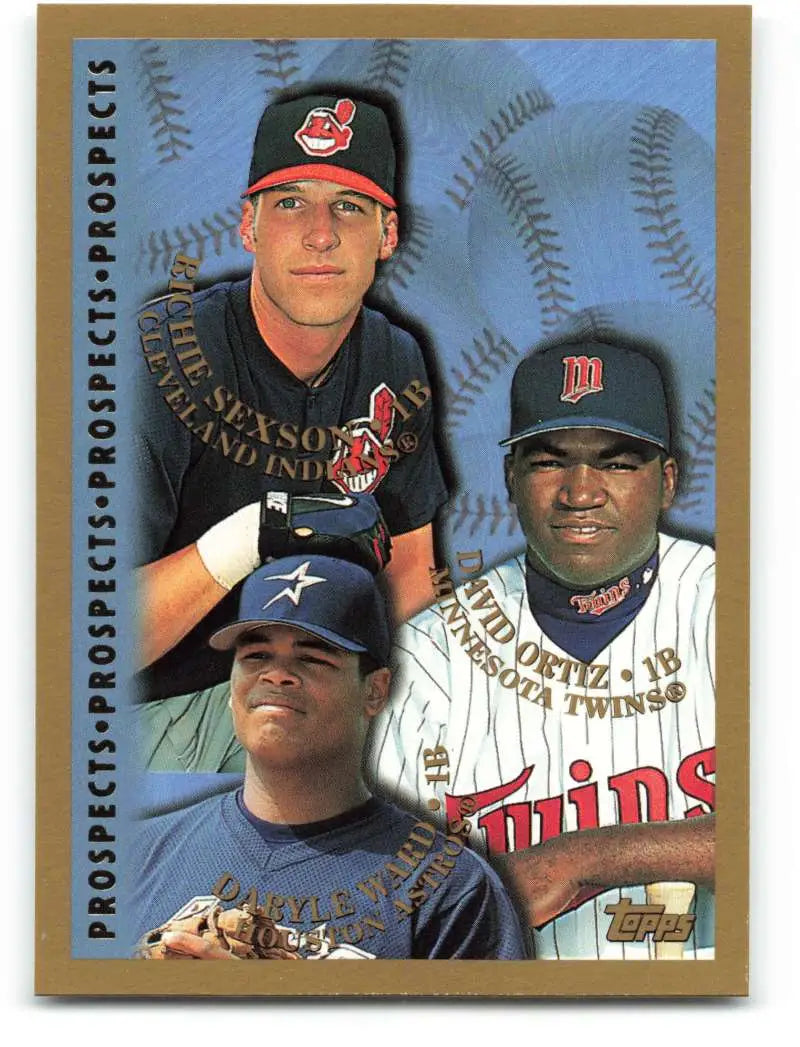 1998 Topps #257 Richie Sexson/Daryle Ward/David Ortiz NM-MT Cleveland Indians/Houston Astros/Minnesota Twins Baseball