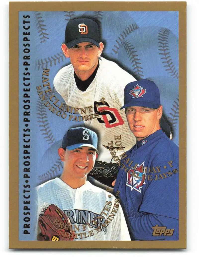 1998 Topps #264 Brian Fuentes/Matt Clement/Roy Halladay NM-MT RC Rookie Seattle Mariners/San Diego Padres/Toronto Blue