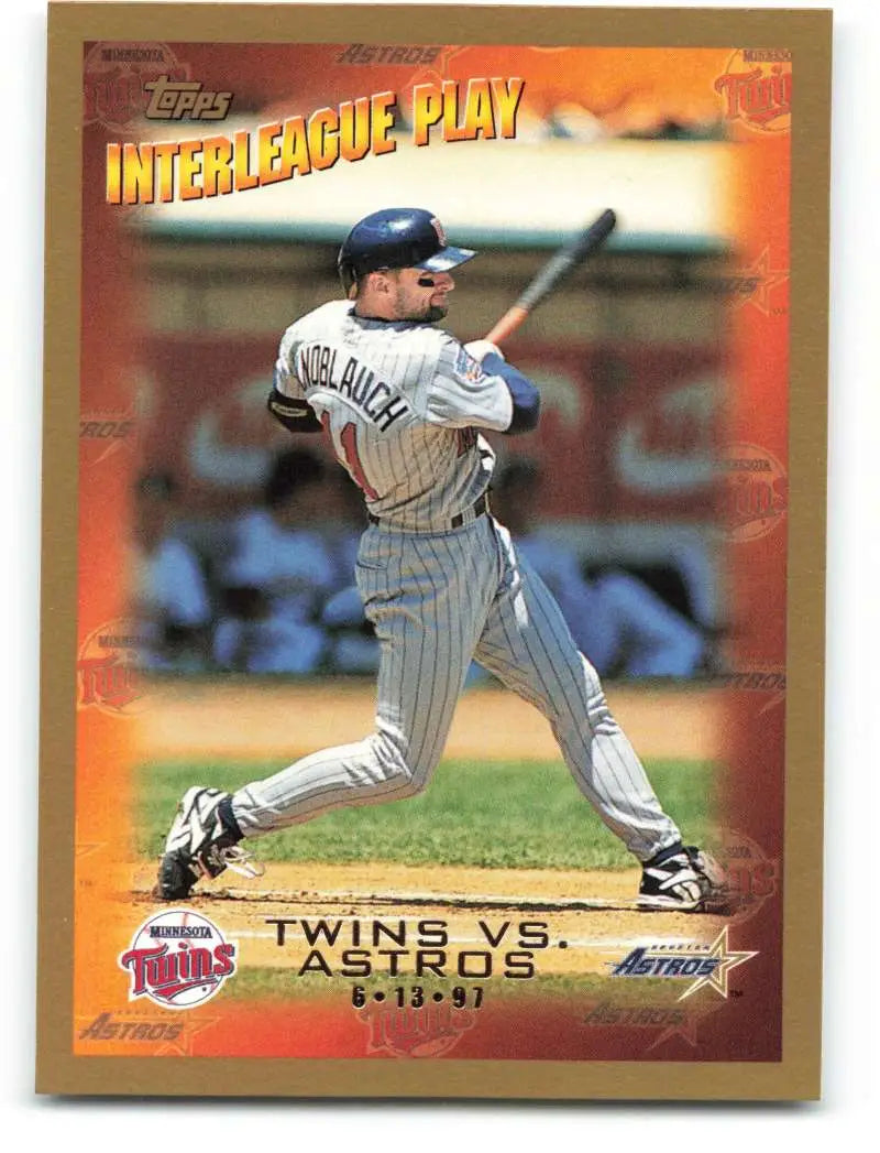 1998 Topps #270 Chuck Knoblauch NM-MT Minnesota Twins Baseball Card - Baseball Card Single