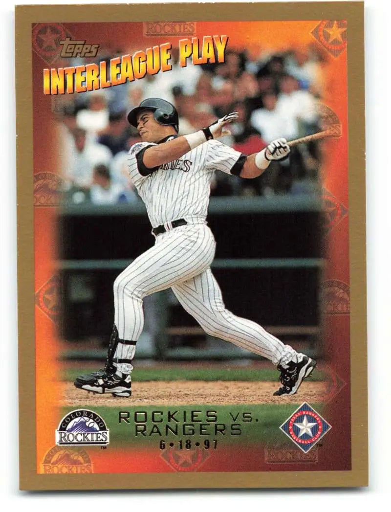 1998 Topps #274 Andres Galarraga NM-MT Colorado Rockies Baseball Card - Baseball Card Single