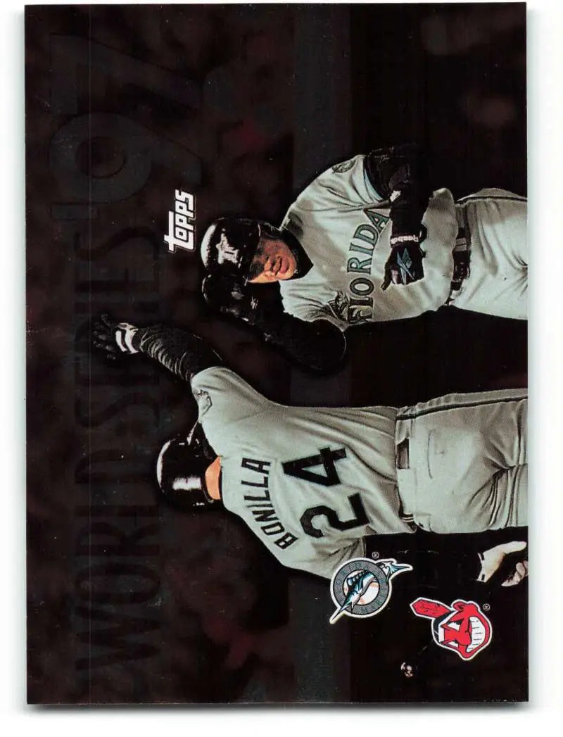 1998 Topps #279 Gary Sheffield NM-MT Florida Marlins Baseball Card - Baseball Card Single