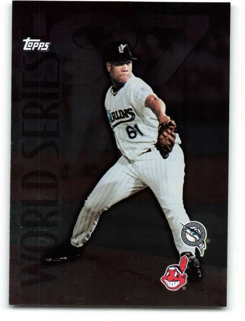1998 Topps #281 Livan Hernandez NM-MT Florida Marlins Baseball Card - Baseball Card Single