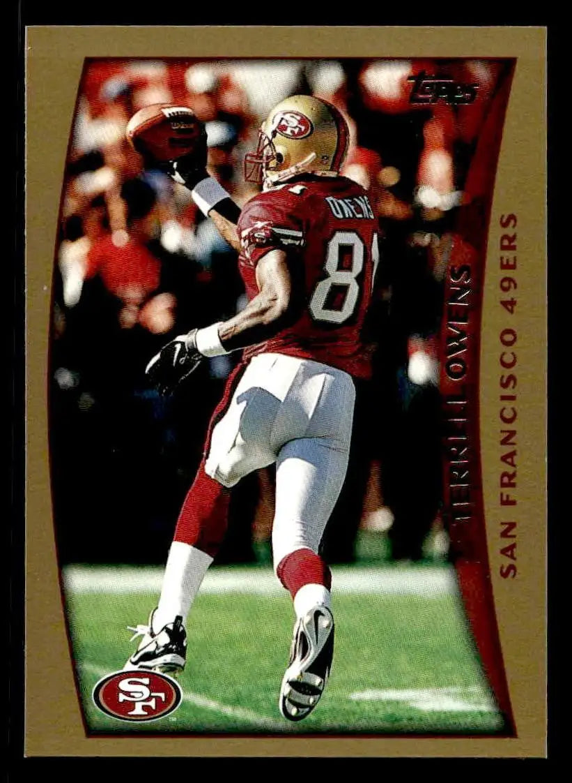 1998 Topps #282 Terrell Owens San Francisco 49ers - Football Card Single