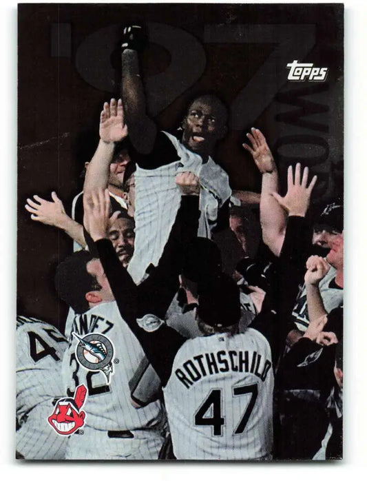 1998 Topps #283 Marlins Champs NM-MT Florida Marlins Baseball Card - Baseball Card Single