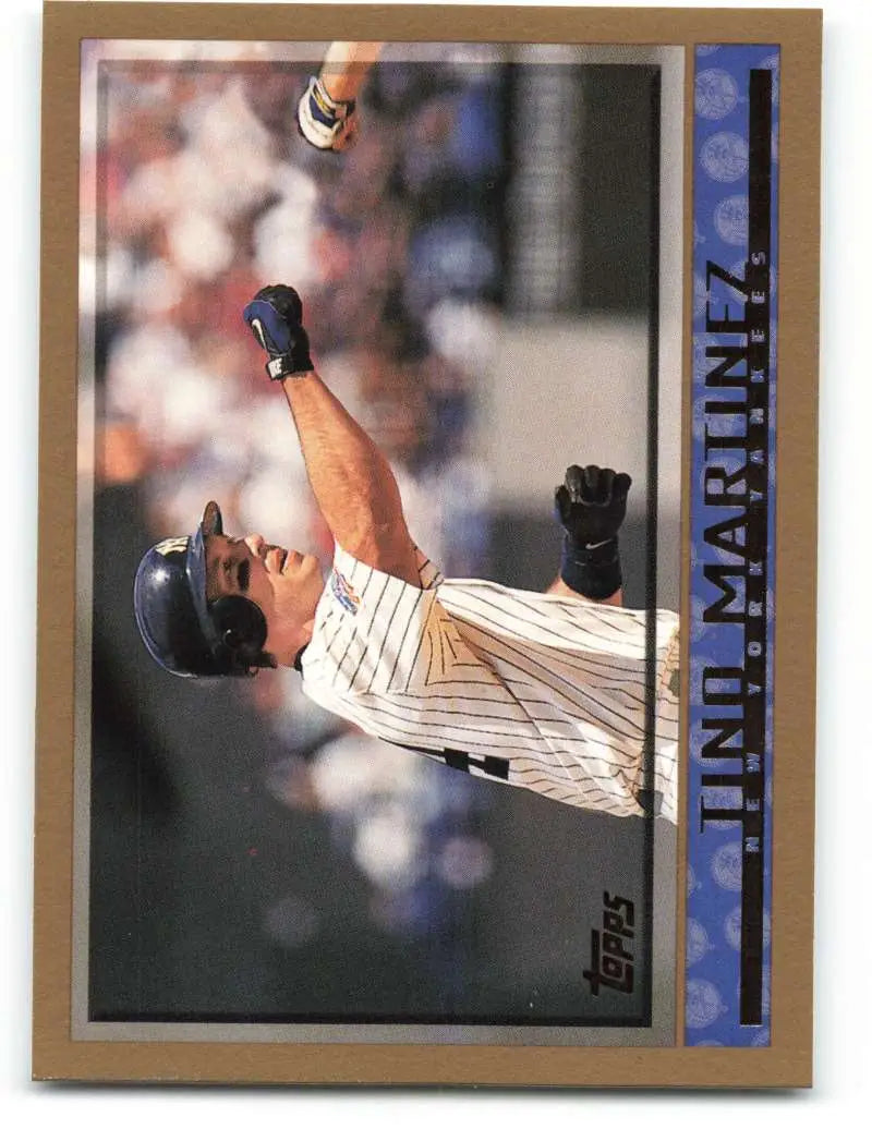 1998 Topps #284 Tino Martinez NM-MT New York Yankees Baseball Card - Baseball Card Single