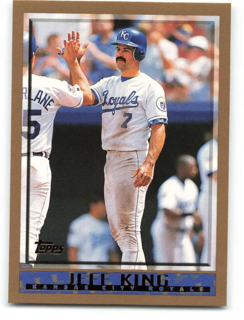 1998 Topps #286 Jeff King NM-MT Kansas City Royals Baseball Card - Baseball Card Single