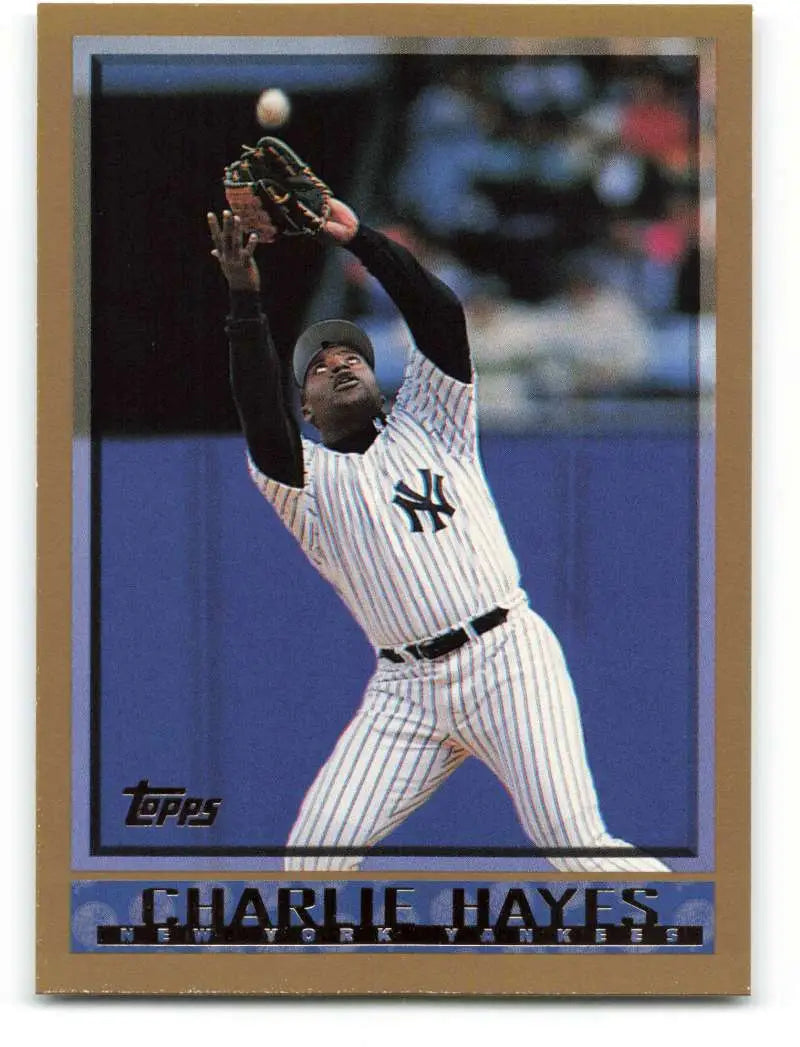 1998 Topps #29 Charlie Hayes NM-MT New York Yankees Baseball Card - Baseball Card Single