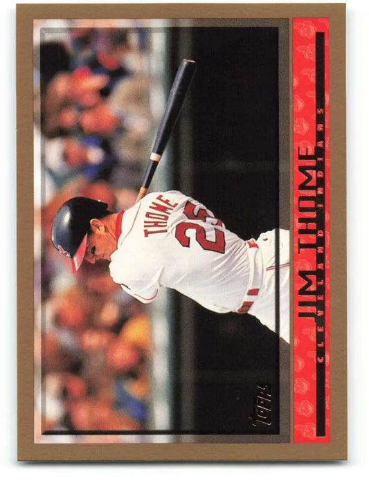 1998 Topps #290 Jim Thome NM-MT Cleveland Indians Baseball Card - Baseball Card Single
