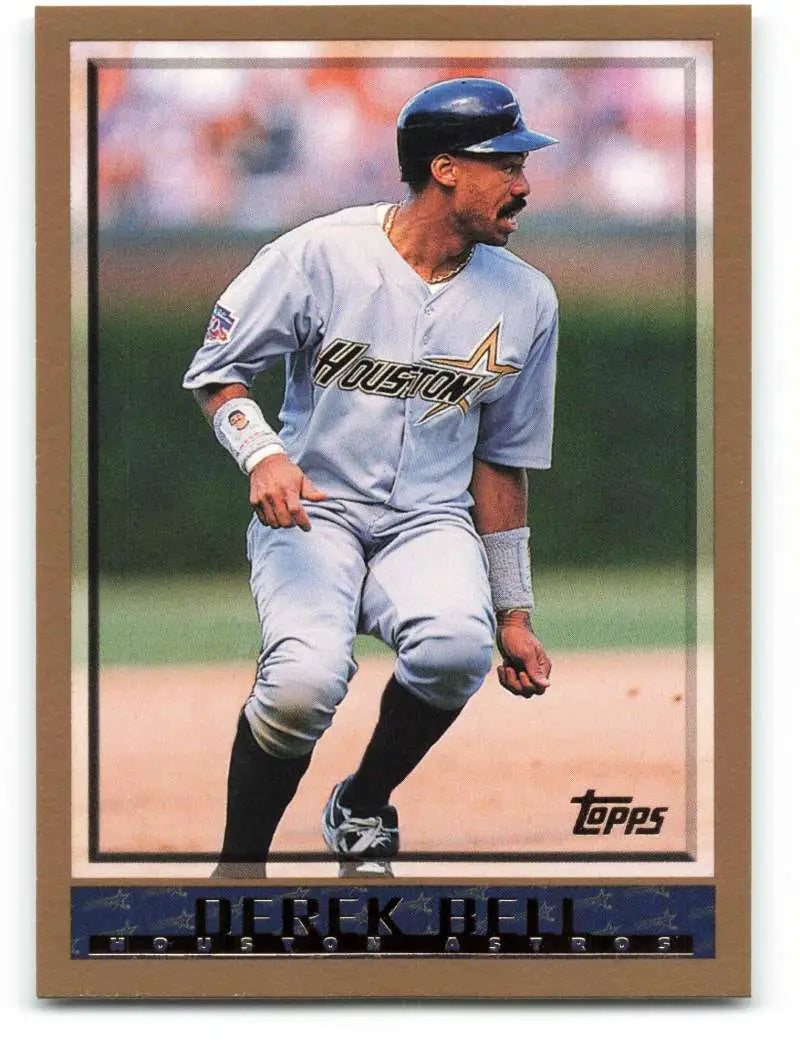 1998 Topps #299 Derek Bell NM-MT Houston Astros Baseball Card - Baseball Card Single