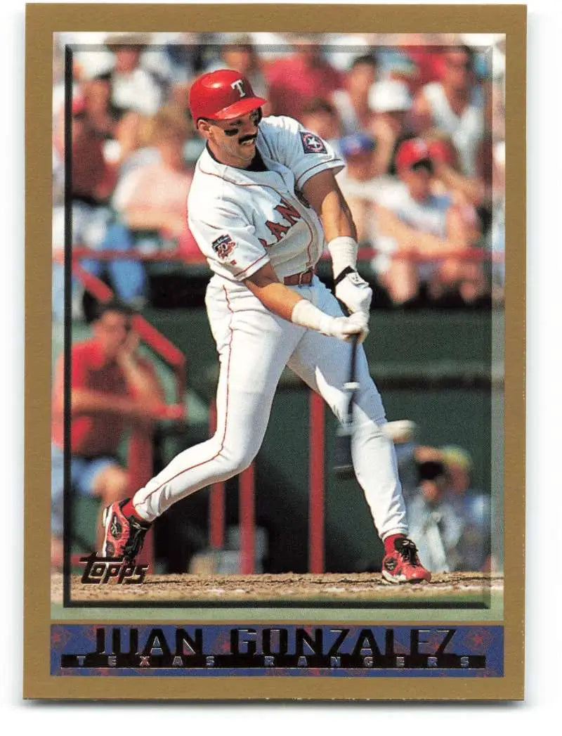 1998 Topps #30 Juan Gonzalez NM-MT Texas Rangers Baseball Card - Baseball Card Single