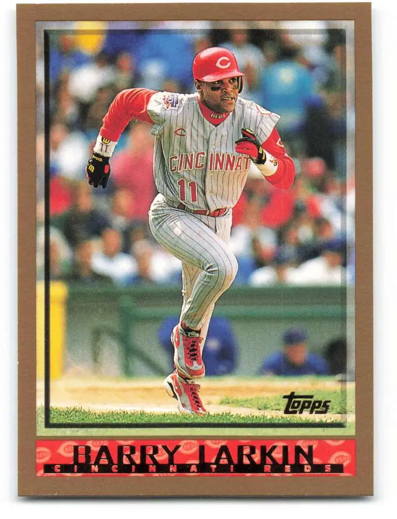 1998 Topps #302 Barry Larkin NM-MT Cincinnati Reds Baseball Card - Baseball Card Single