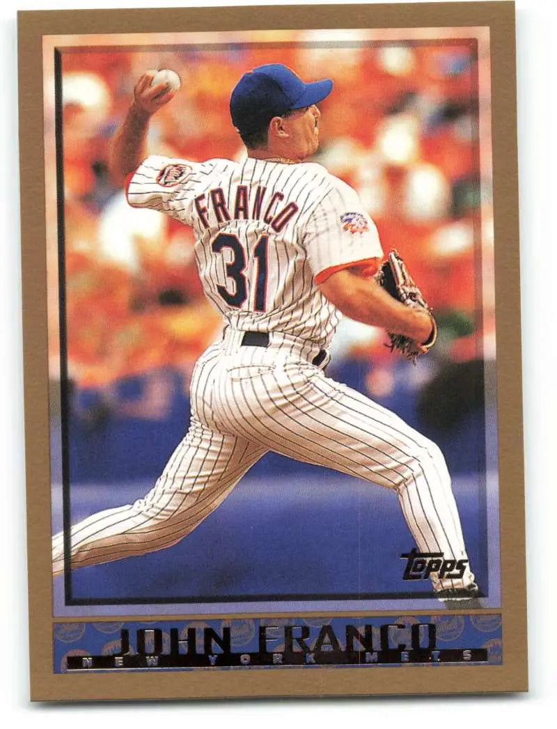 1998 Topps #306 John Franco NM-MT New York Mets Baseball Card - Baseball Card Single