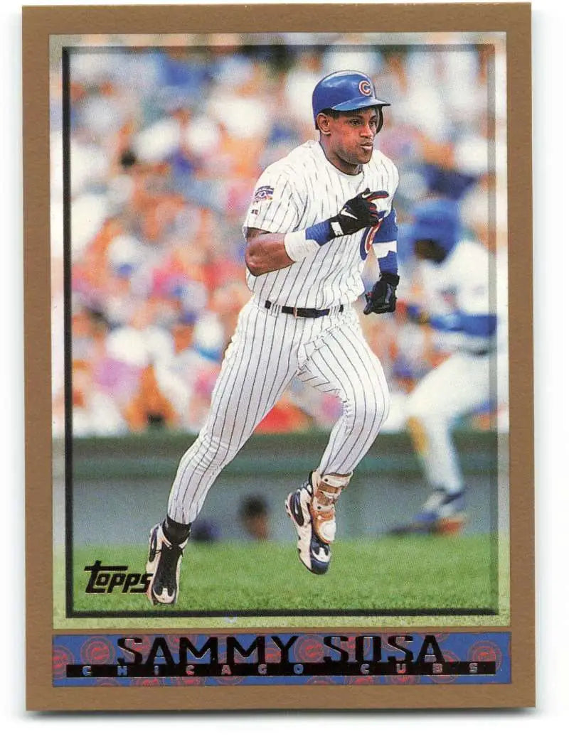 1998 Topps #307 Sammy Sosa NM-MT Chicago Cubs Baseball Card - Baseball Card Single