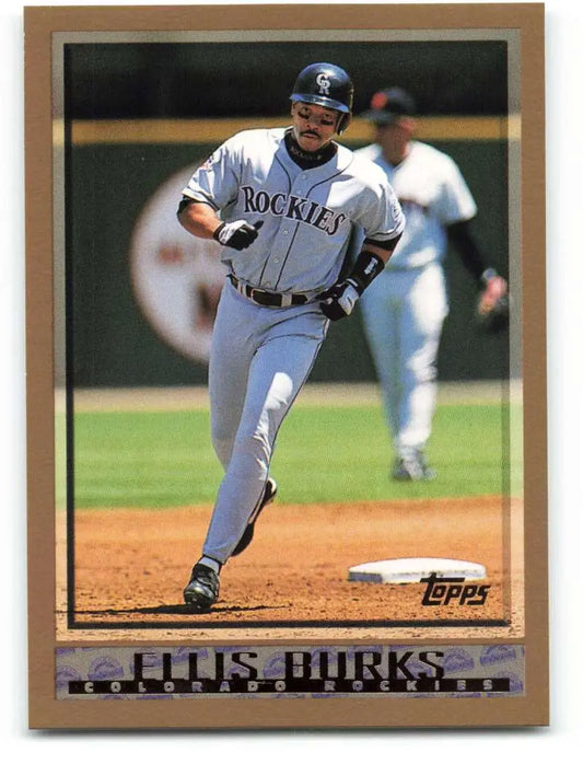 1998 Topps #310 Ellis Burks NM-MT Colorado Rockies Baseball Card - Baseball Card Single