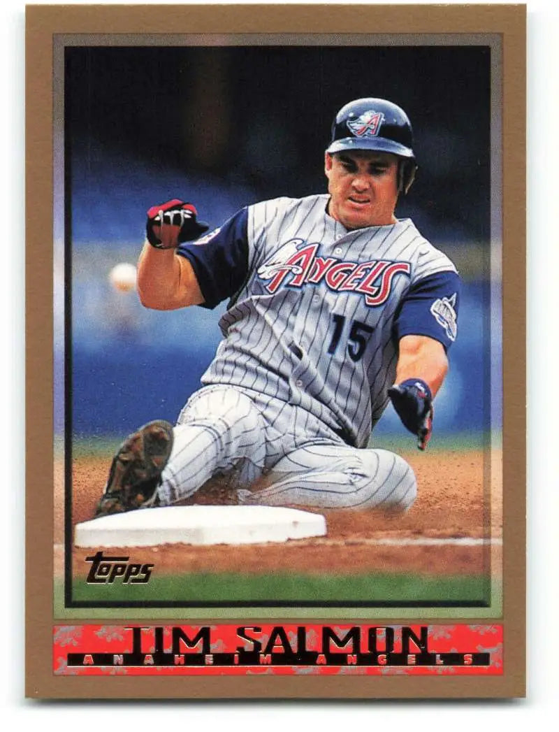 1998 Topps #312 Tim Salmon NM-MT Anaheim Angels Baseball Card - Baseball Card Single