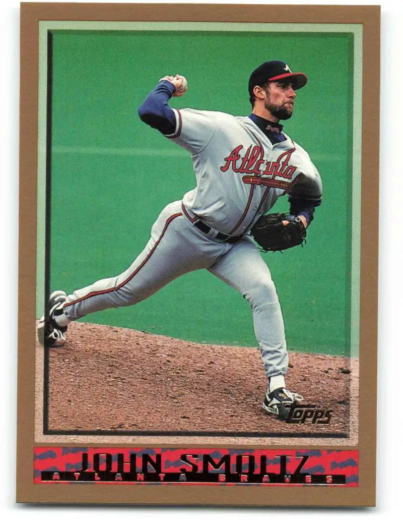 1998 Topps #319 John Smoltz NM-MT Atlanta Braves Baseball Card - Baseball Card Single