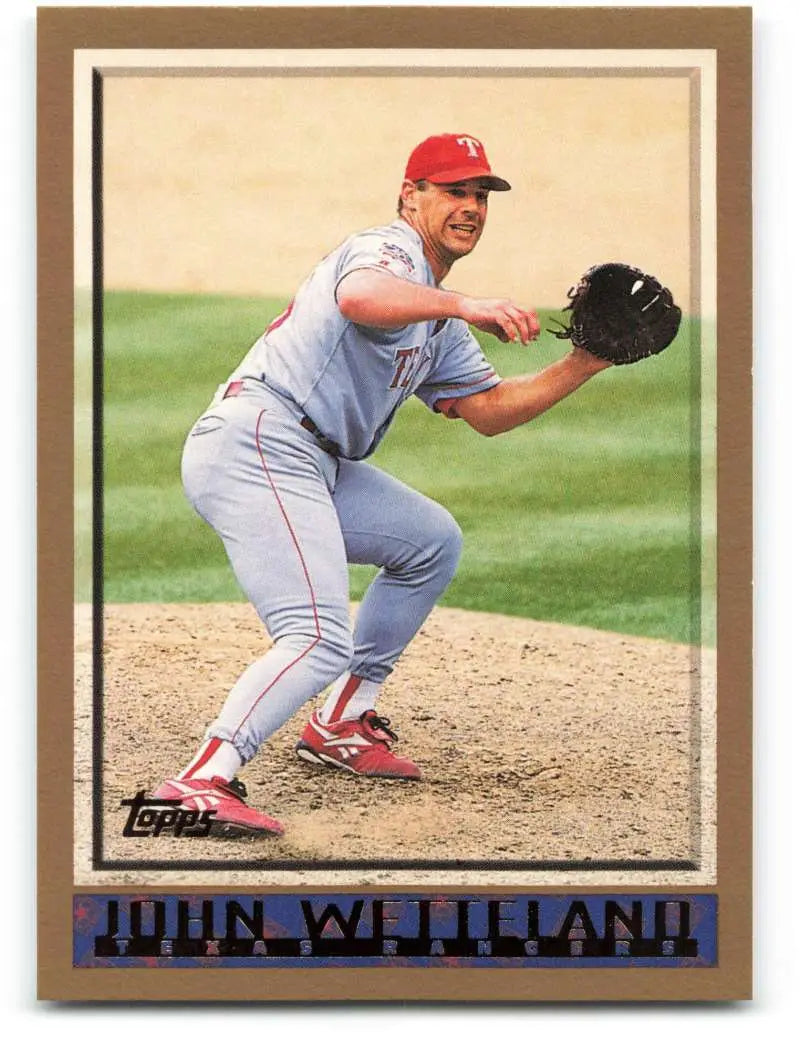 1998 Topps #329 John Wetteland NM-MT Texas Rangers Baseball Card - Baseball Card Single