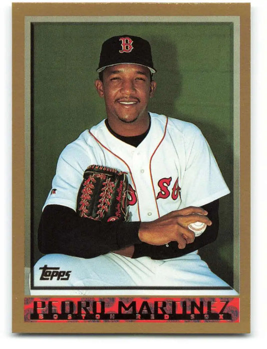 1998 Topps #338 Pedro Martinez NM-MT Boston Red Sox Baseball Card - Baseball Card Single