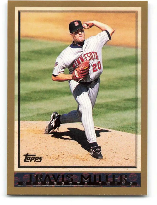 1998 Topps #339 Travis Miller NM-MT Minnesota Twins Baseball Card - Baseball Card Single