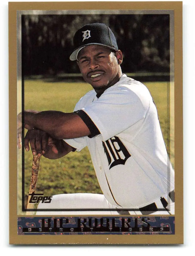 1998 Topps #345 Bip Roberts NM-MT Detroit Tigers Baseball Card - Baseball Card Single