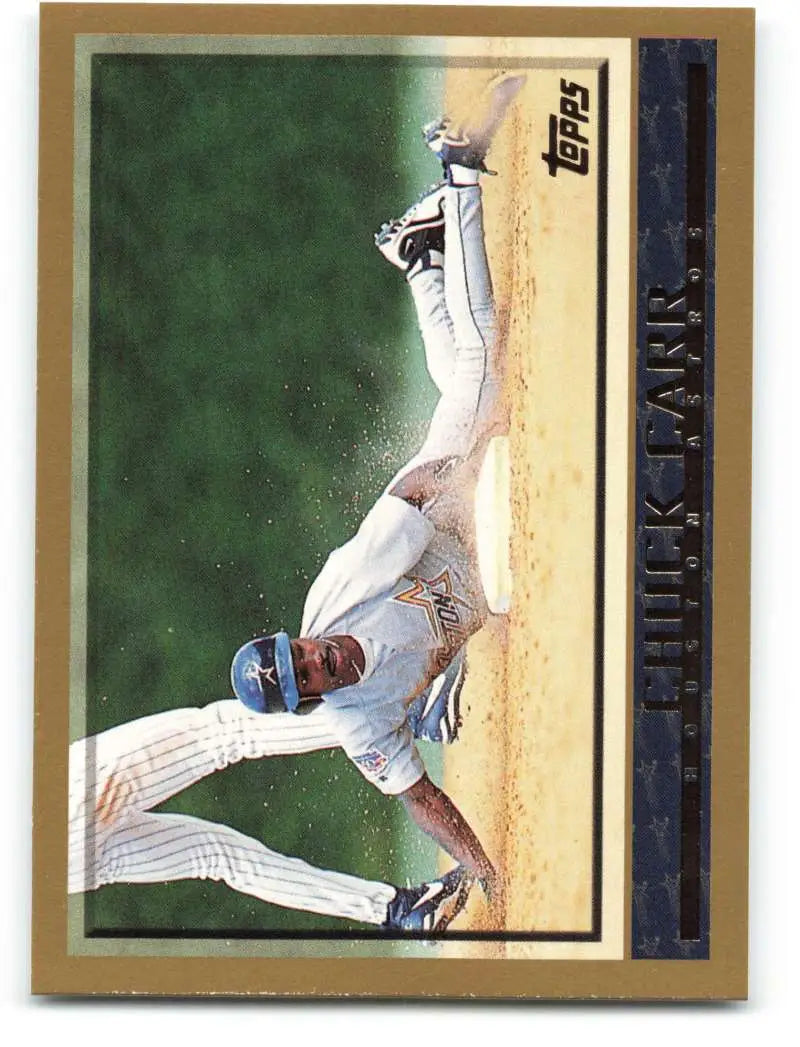 1998 Topps #350 Chuck Carr NM-MT Houston Astros Baseball Card - Baseball Card Single