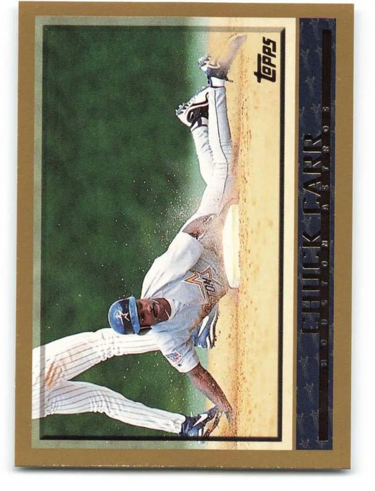 1998 Topps #350 Chuck Carr NM-MT Houston Astros Baseball Card - Baseball Card Single