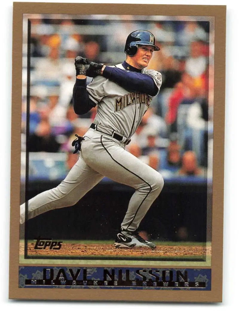 1998 Topps #355 Dave Nilsson NM-MT Milwaukee Brewers Baseball Card - Baseball Card Single